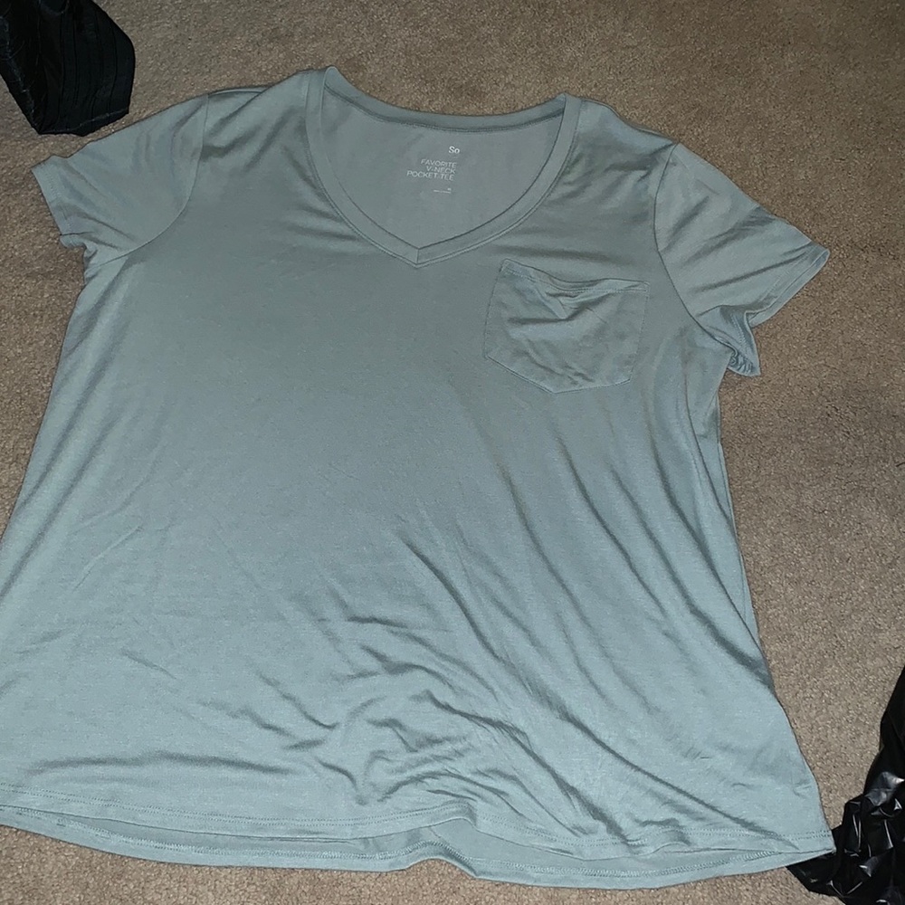 V-Neck Pocket Tee